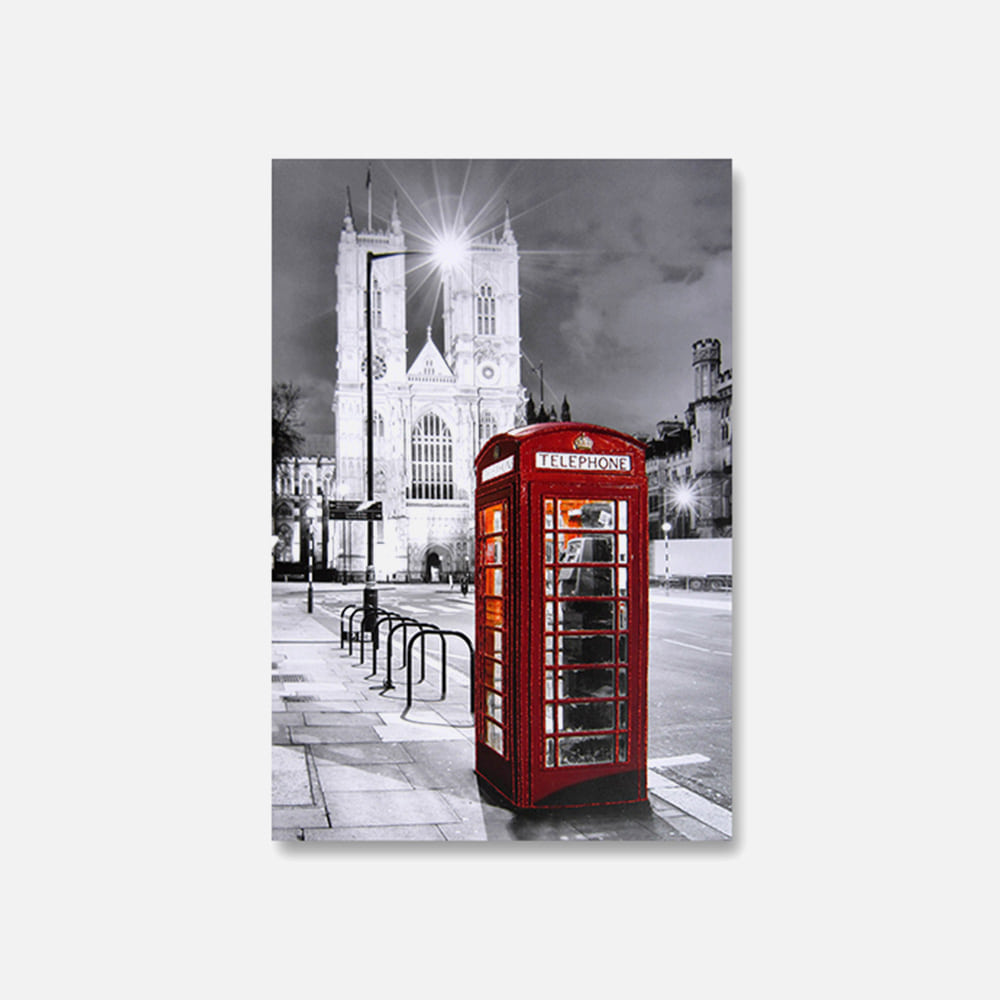 [앤쿠쿠아트] London Telephone Box_S
